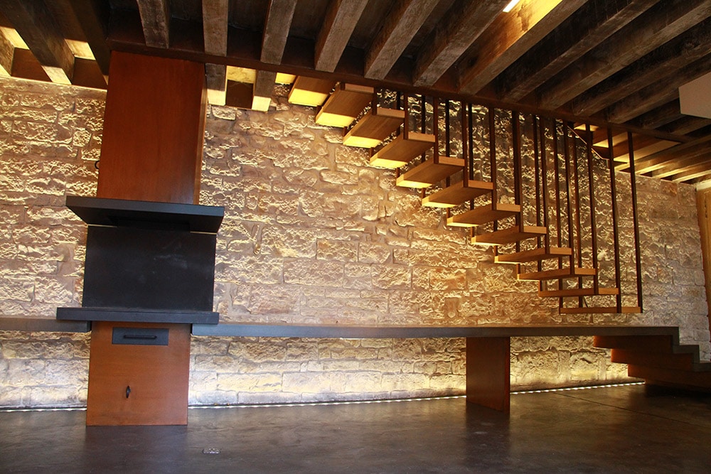 Escalier acier et bois dijon