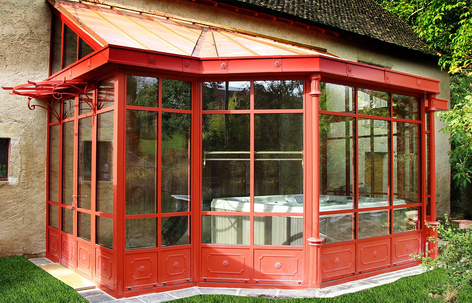 Véranda acier Dijon