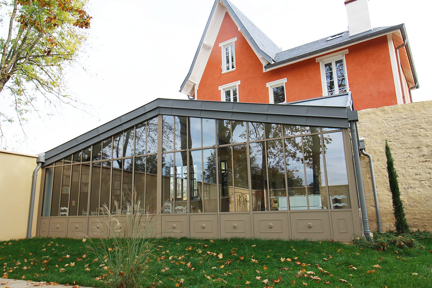 Véranda acier Dijon