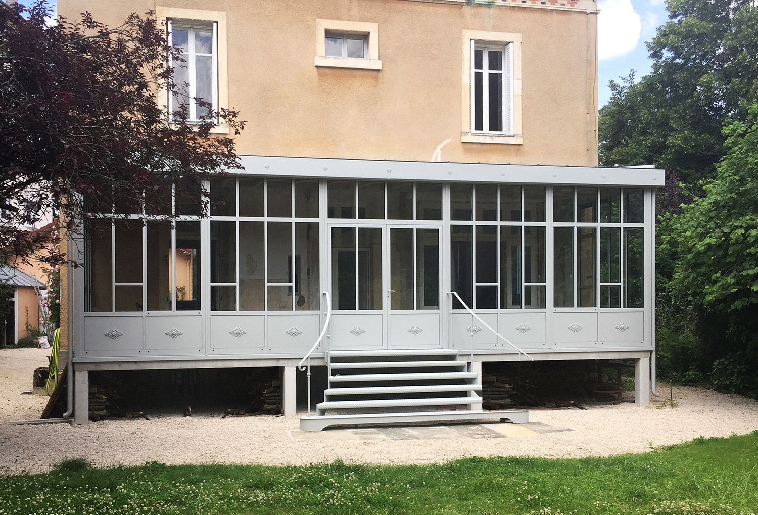 Véranda acier Dijon