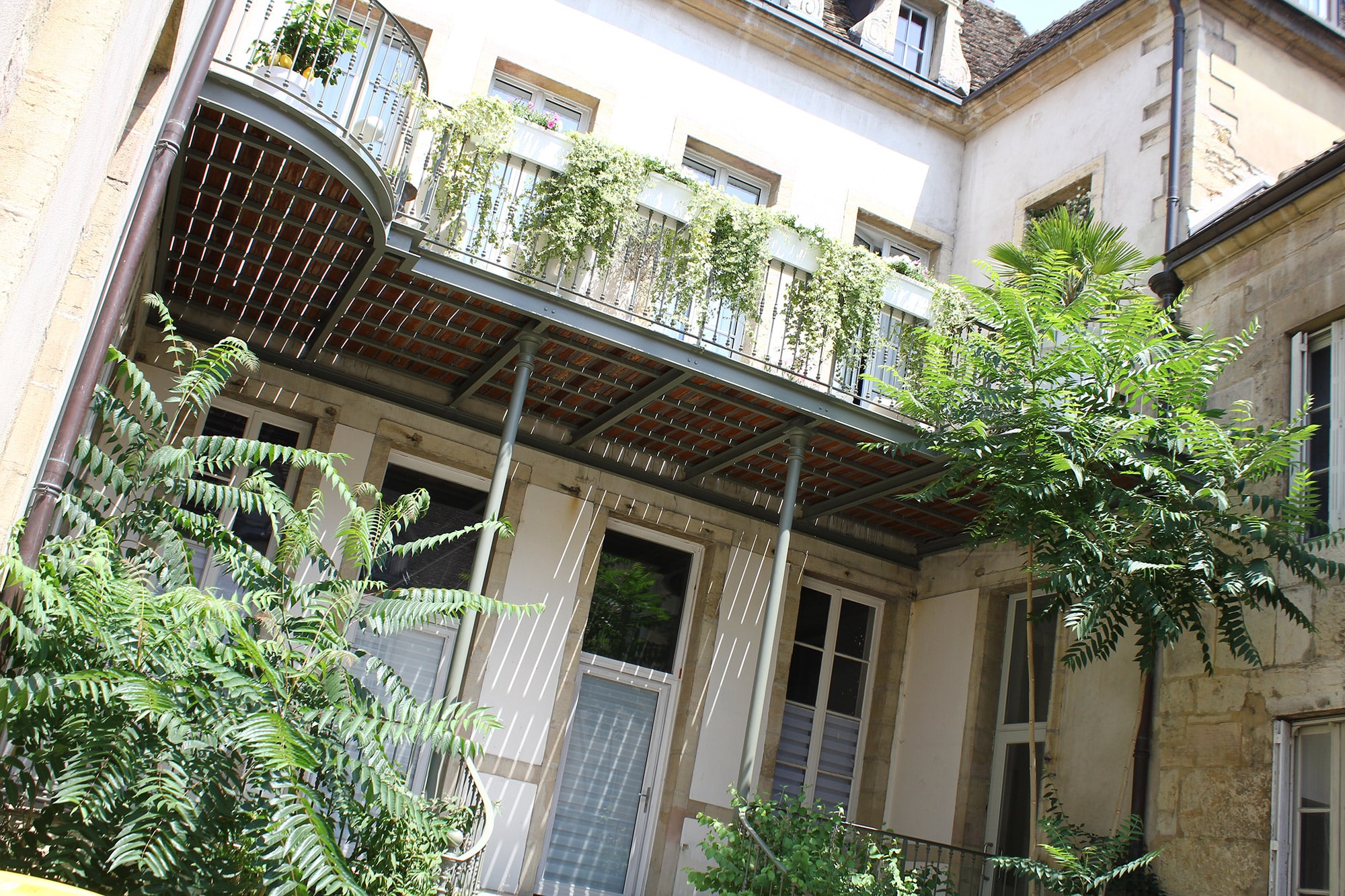 Balcon acier bois Dijon