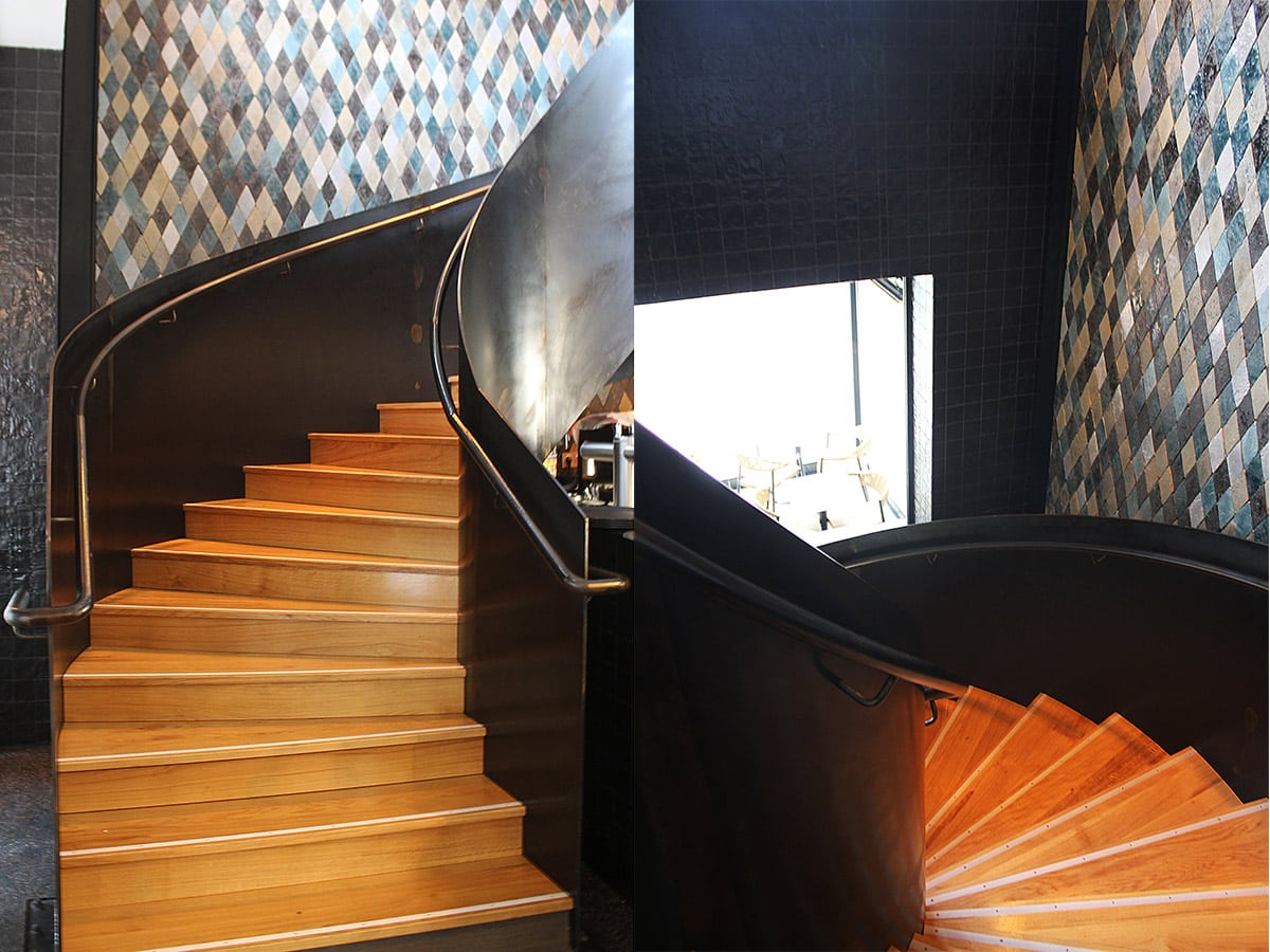 Escalier acier bois à Dijon