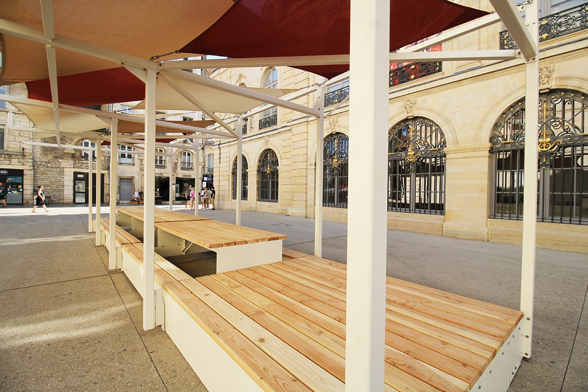 Mobilier urbain à Dijon
