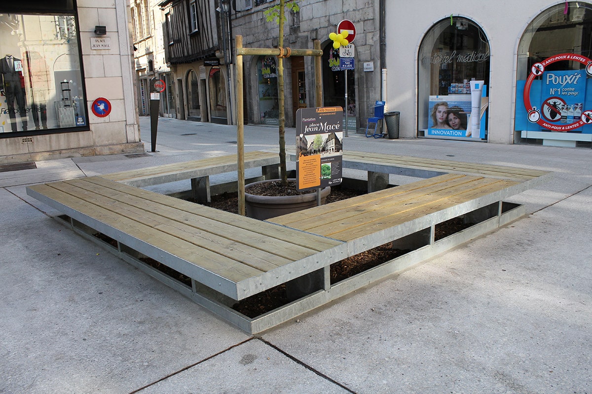 Mobilier urbain à Dijon