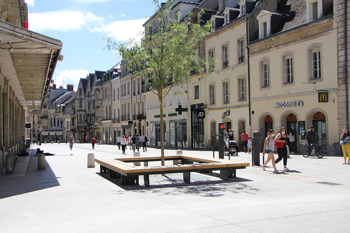 Mobilier urbain à Dijon
