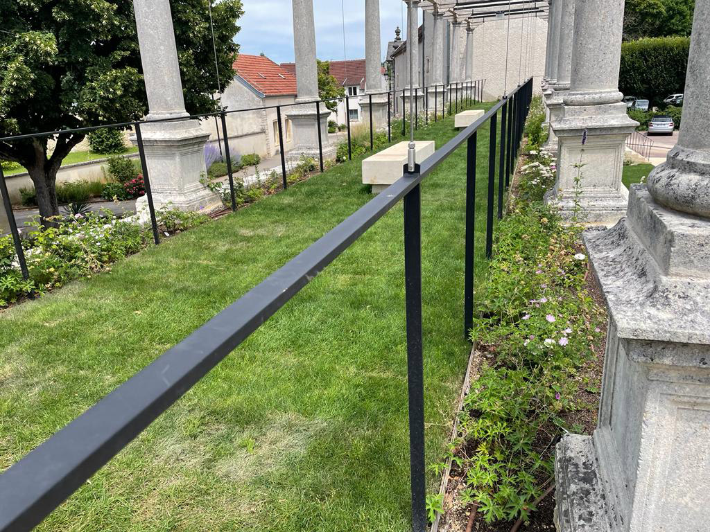 Garde corps acier Is sur Tille