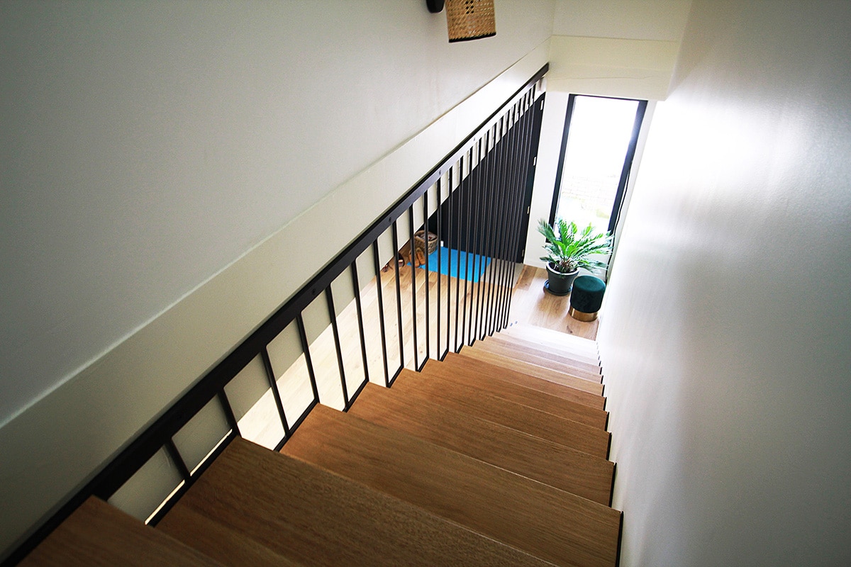 Escalier acier bois Dijon
