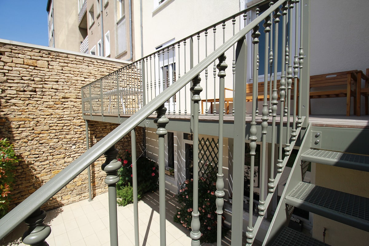 Balcons et escalier acier Dijon
