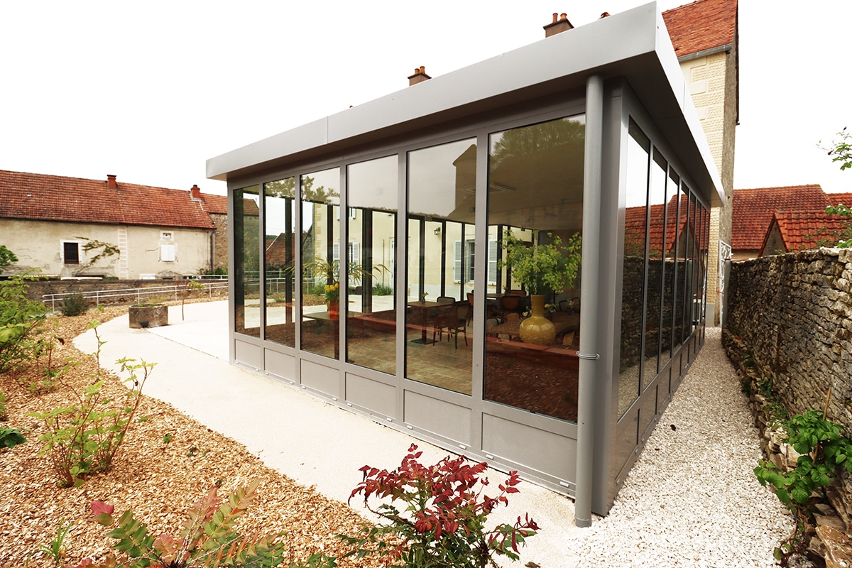 Véranda acier Dijon