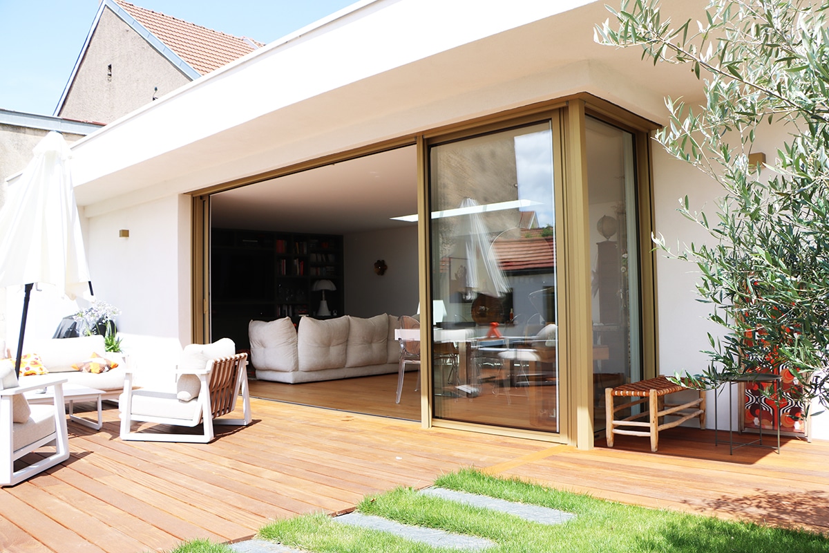 Baie coulissante aluminium à Dijon