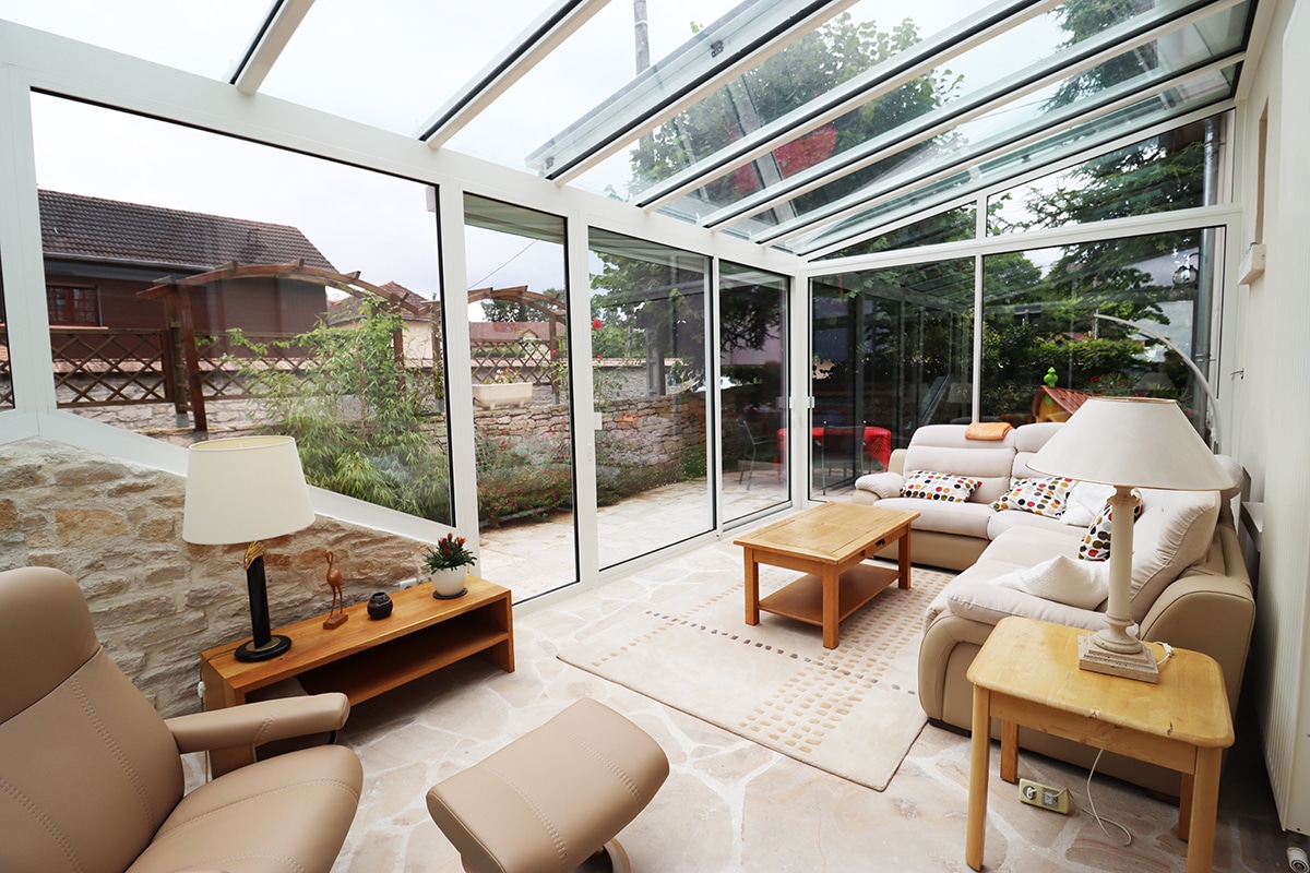 Véranda aluminium à Dijon