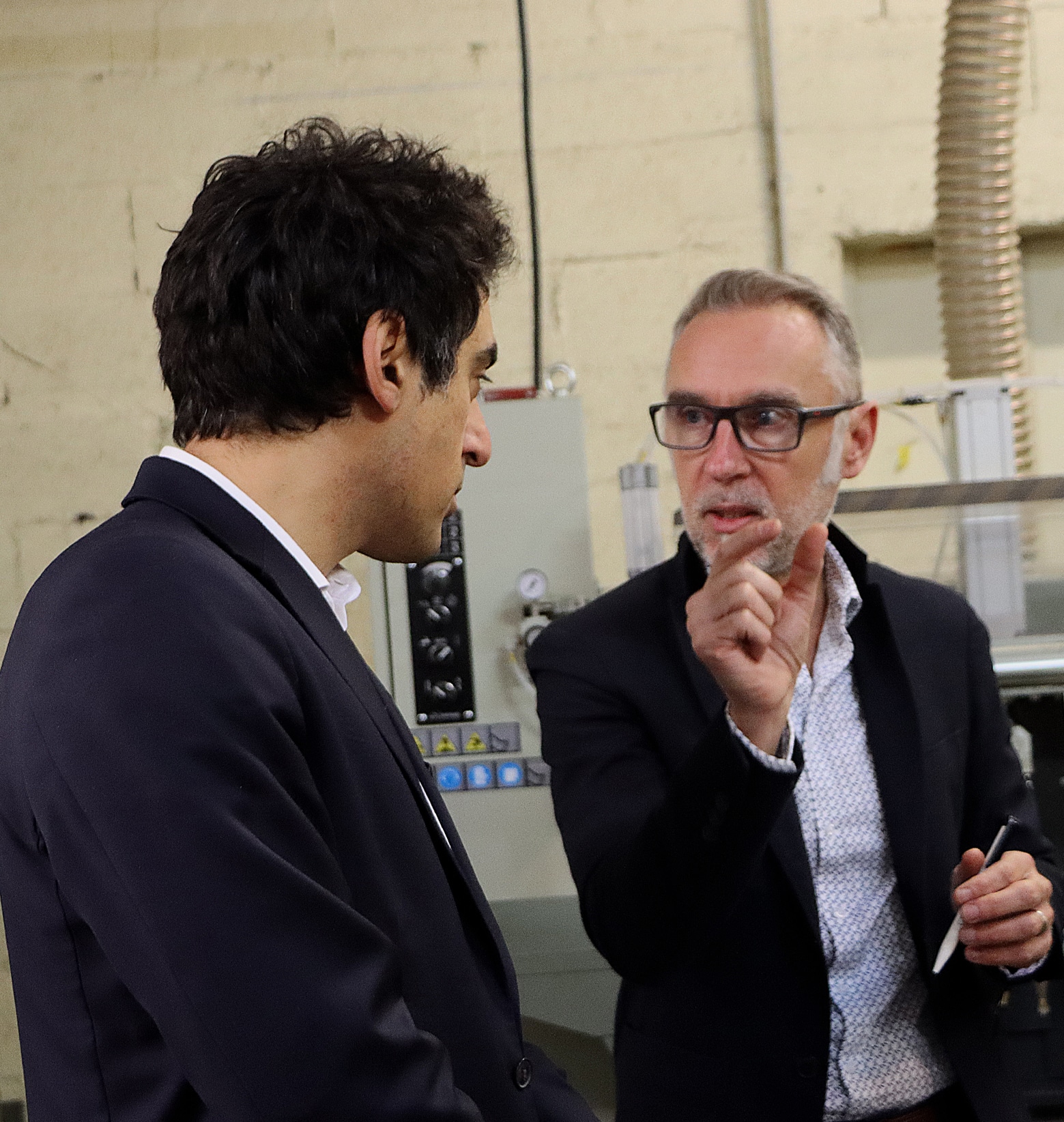Pascal Vaizant et Amir Reza-Tofighi, Président National, Les Entrepreneurs